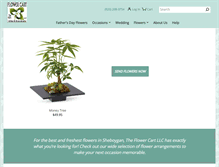 Tablet Screenshot of flower-cart.com